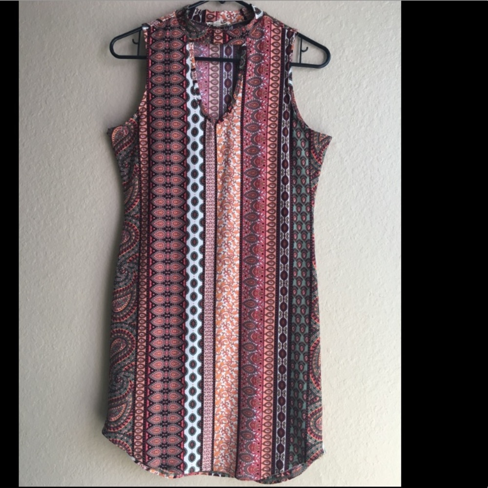 Bold pattern Mini Dress